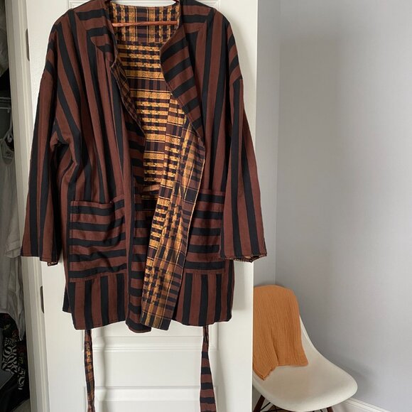 Ace & Jig Plaid Blazer in Brown and Black - Picture 2 of 2